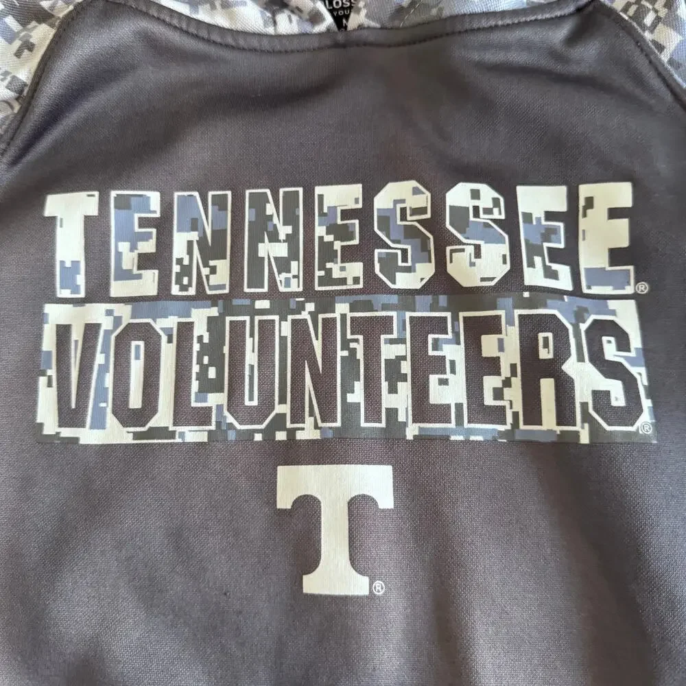 NWOT Colosseum Athletics NCAA Tennessee Volunteers Gray OHT USA Hoodie Youth M - Picture 3 of 10